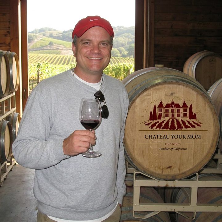 Our vintner at Chateau Your Mom